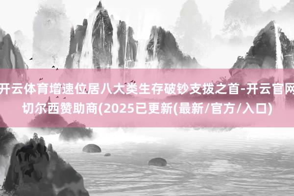 开云体育增速位居八大类生存破钞支拨之首-开云官网切尔西赞助商(2025已更新(最新/官方/入口)