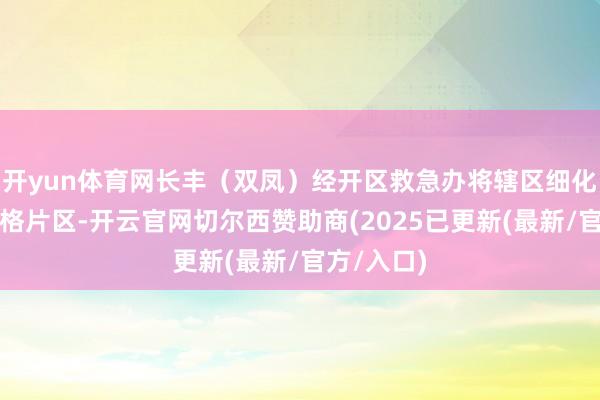 开yun体育网长丰（双凤）经开区救急办将辖区细化为六大网格片区-开云官网切尔西赞助商(2025已更新(最新/官方/入口)