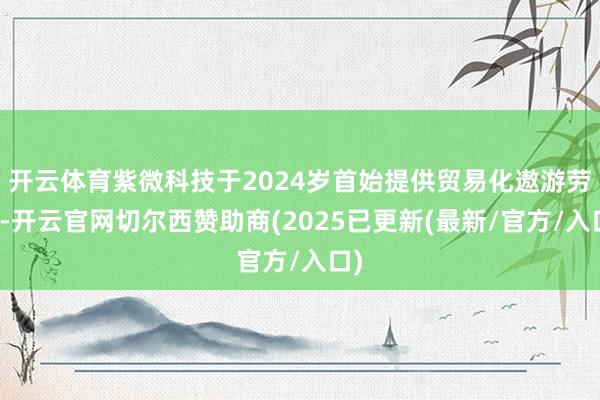 开云体育紫微科技于2024岁首始提供贸易化遨游劳动-开云官网切尔西赞助商(2025已更新(最新/官方/入口)